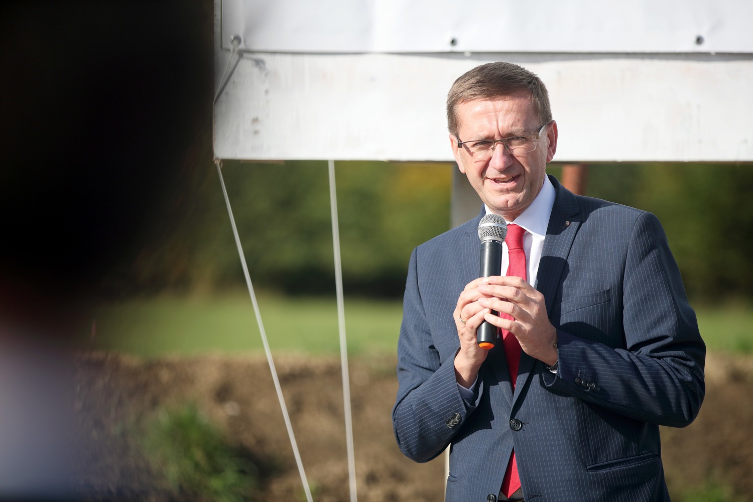 Spatenstich für Windhager Werk in Pinsdorf OÖ Umwelttechnik